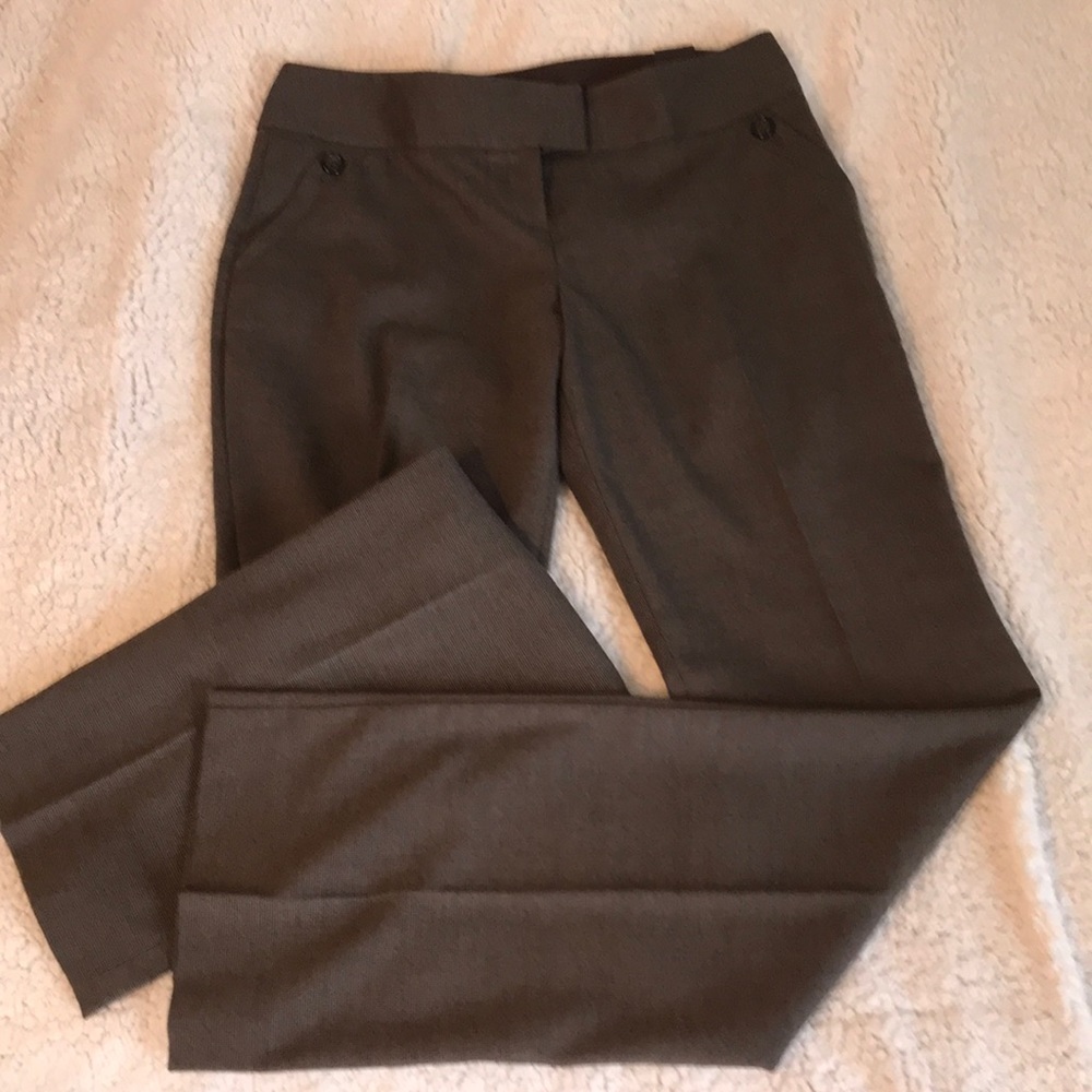 Brown tweed slacks